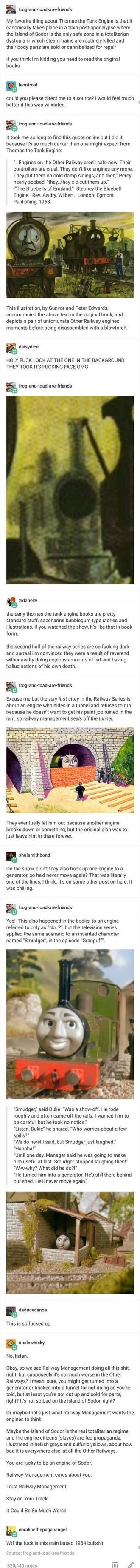 Thomas the tank engine 2024 dark